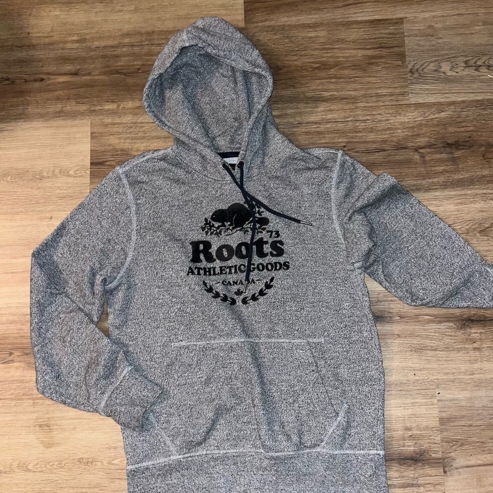 Roots grey and black hoodie